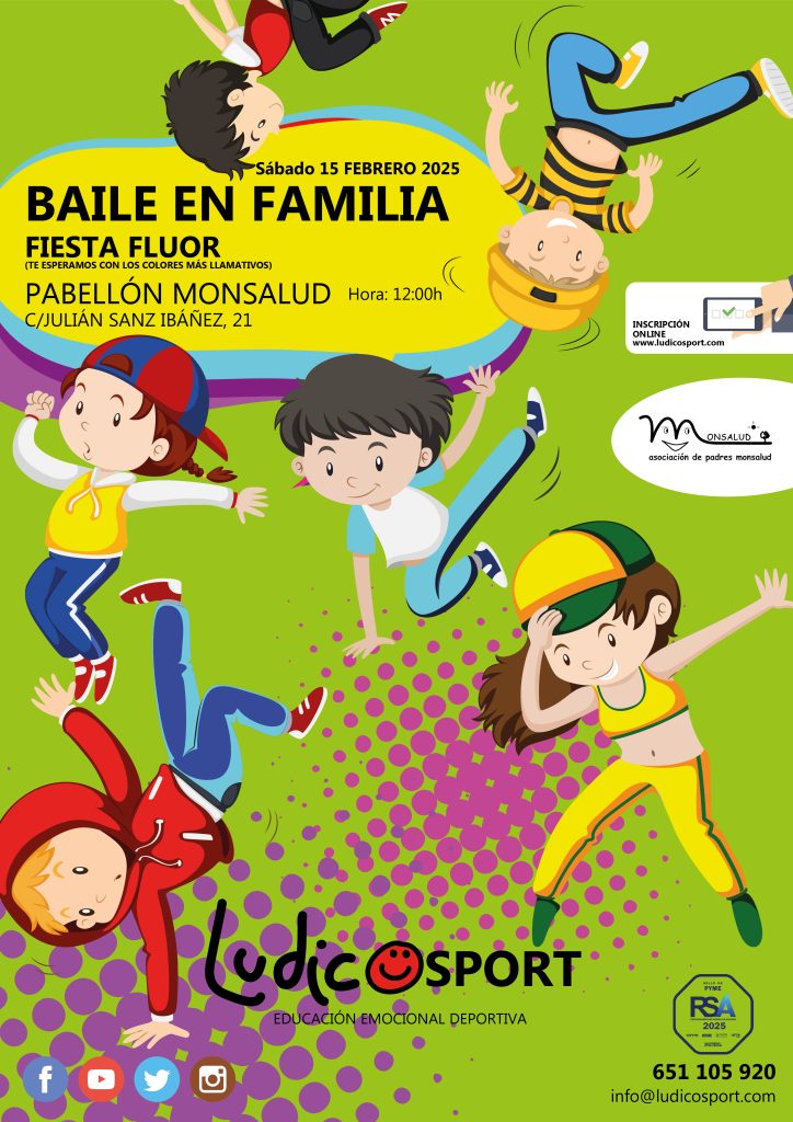 Baile en familia especial fluor 2025